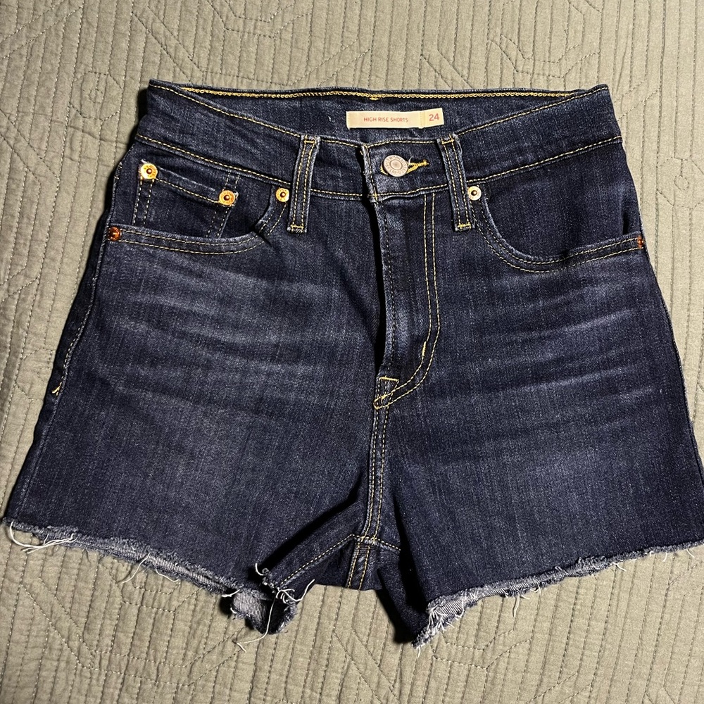 Levi’s high waisted size 24 jean shorts! Never used!